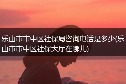 乐山市市中区社保局咨询电话是多少(乐山市市中区社保大厅在哪儿)