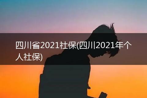 四川省2021社保(四川2021年个人社保)
