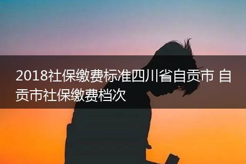 2018社保缴费标准四川省自贡市 自贡市社保缴费档次