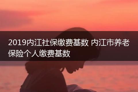 2019内江社保缴费基数 内江市养老保险个人缴费基数
