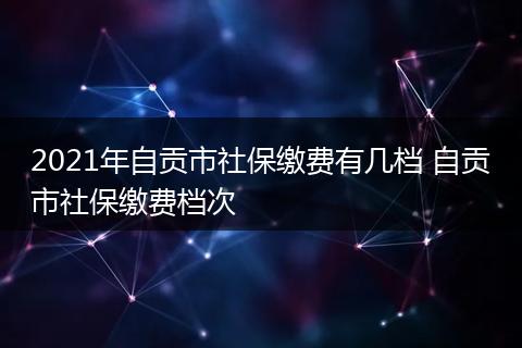 2021年自贡市社保缴费有几档 自贡市社保缴费档次