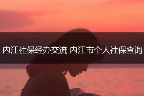 内江社保经办交流 内江市个人社保查询