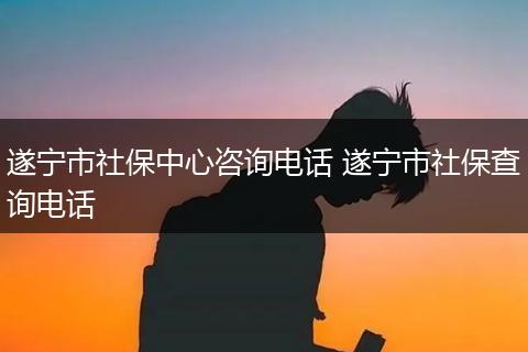 遂宁市社保中心咨询电话 遂宁市社保查询电话