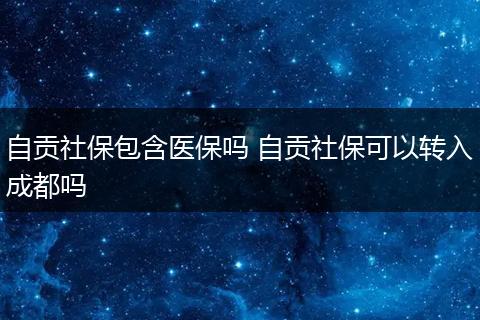自贡社保包含医保吗 自贡社保可以转入成都吗