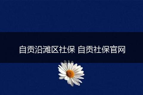 自贡沿滩区社保 自贡社保官网