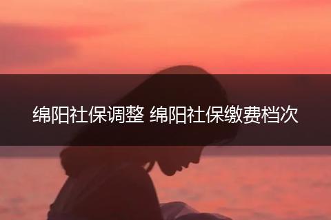 绵阳社保调整 绵阳社保缴费档次