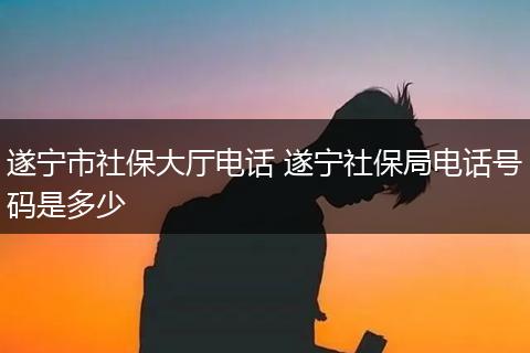 遂宁市社保大厅电话 遂宁社保局电话号码是多少