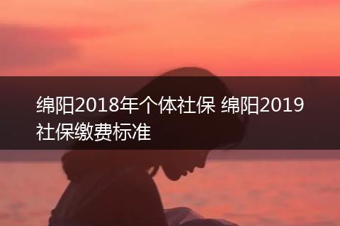 绵阳2018年个体社保 绵阳2019社保缴费标准
