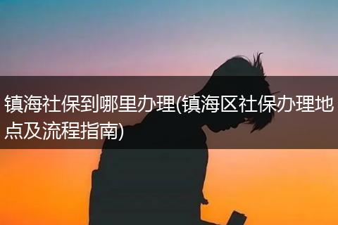 镇海社保到哪里办理(镇海区社保办理地点及流程指南)