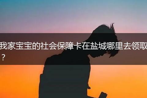 我家宝宝的社会保障卡在盐城哪里去领取？