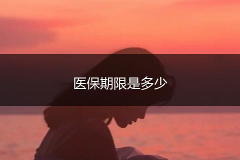 医保期限是多少