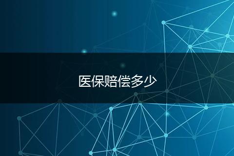医保赔偿多少