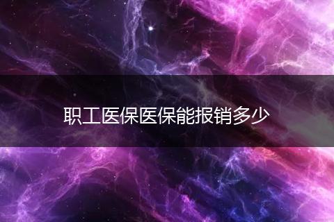 职工医保医保能报销多少