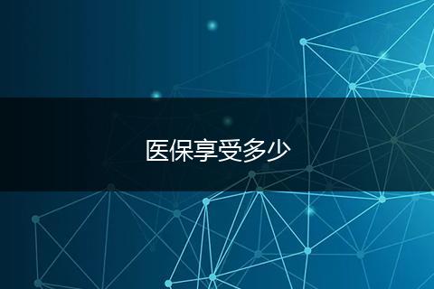 医保享受多少