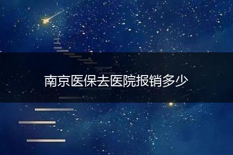 南京医保去医院报销多少